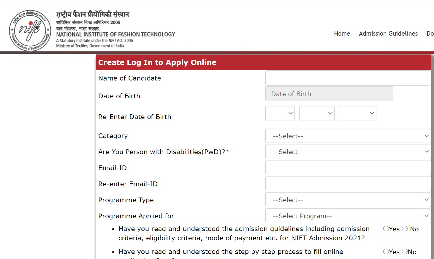 NIFT Application Form 2024 (Anytime Soon) Eligibility, Registration